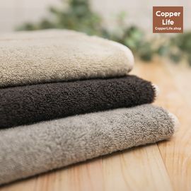 [Copper Life] Premium Clean  Copper Fiber Towel 5P _ Antimicrobial Odor Free Cotton Hotel Towel, Kill 99.9% Coronavirus, Zero Dust, Hypoallergenic _ Made in KOREA